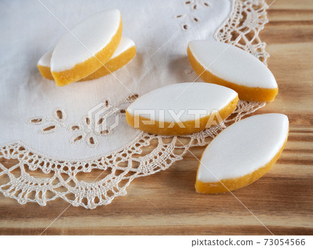 Typical almond sweets from france calissons d'aix Typical almond sweets from france calissons d'aix 73054566