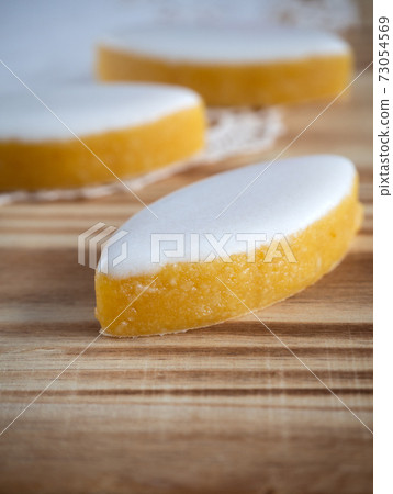 Typical almond sweets from france calissons d'aix Typical almond sweets from france calissons d'aix 73054569