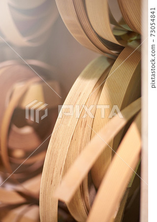 Carpenter tools in a woodworking workshop 73054841