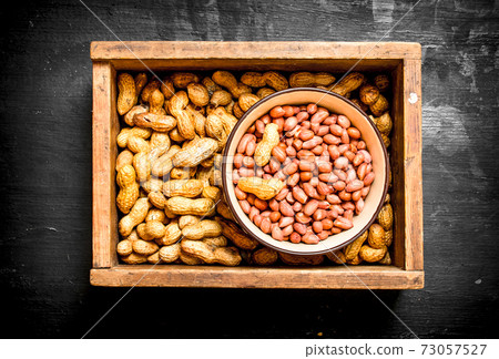 box of peanuts. box of peanuts. 73057527