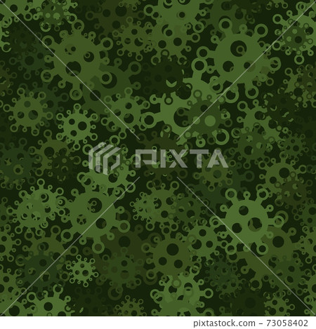 Military virus seamless pattern background. Pandemic concept camouflage Military virus seamless pattern background. Pandemic concept camouflage 73058402