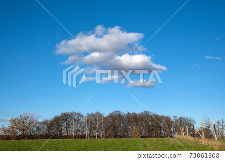 Fair weather sky with white clouds Fair weather sky with white clouds 73061808