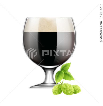 Hop Dark Beer Composition Hop Dark Beer Composition 73063215