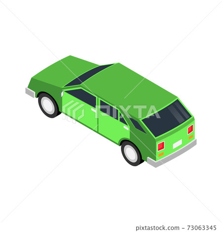 Isometric Car Icon - Stock Illustration [73063345] - PIXTA