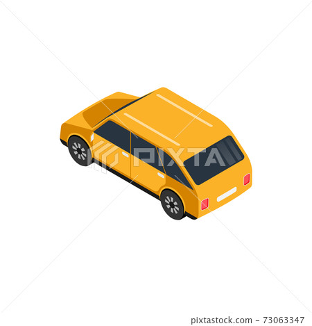 Isometric Car Icon - Stock Illustration [73063347] - PIXTA