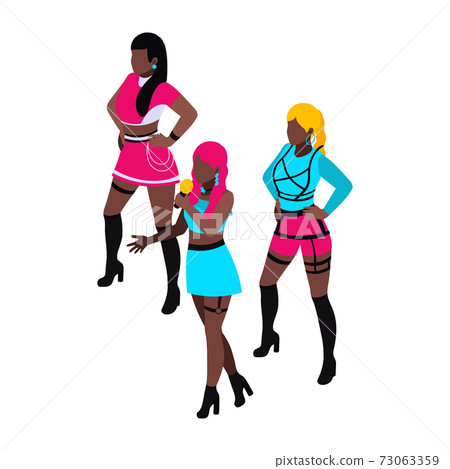 Music Pop Band Illustration 73063359