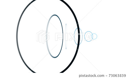 CG circle: Multiple rotating rings - Stock Illustration [73063839] - PIXTA