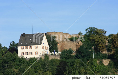 Ruin Kyrburg Kirn, Germany 73065797