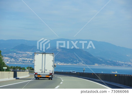 Kobe Awaji Naruto Expressway, looking toward Kobe from Awaji Island 73066066