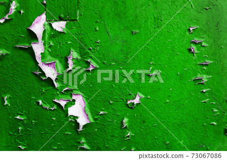 Colored concrete background with peeling old paint Colored concrete background with peeling old paint 73067086
