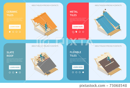 Roofer Isometric Concept 73068548