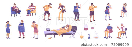 Colds Symptoms Icons Collection Colds Symptoms Icons Collection 73069999