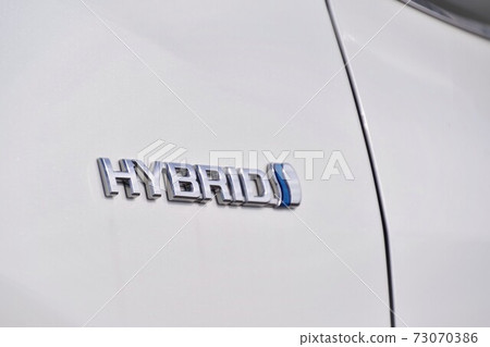混合動力車徽豐田車 73070386