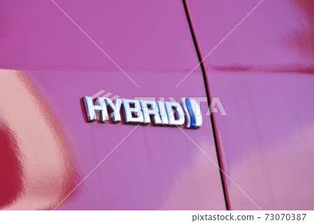 混合動力車徽豐田車 73070387