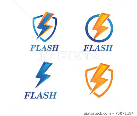 flash power thunder illustration vector flash power thunder illustration vector 73071194