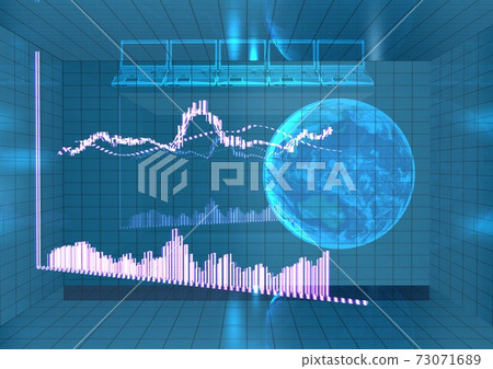 Image of stock price economy, world economy, situation surrounding Japan, etc. Image of stock price economy, world economy, situation surrounding Japan, etc. 73071689