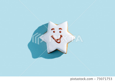 shiny gingerbread cookies cute pastry festive 73071753