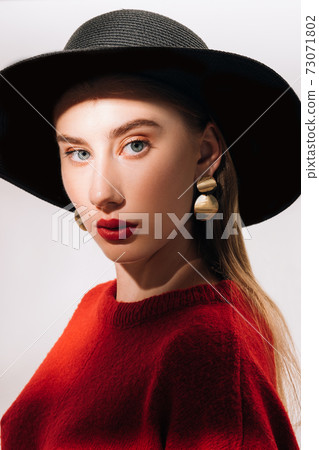 stylish woman trend look fashion model female stylish woman trend look fashion model female 73071802
