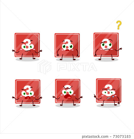 Cartoon character of toys block three with what expression Cartoon character of toys block three with what expression 73073183