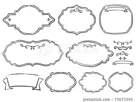 Hand drawn frame idea 04 73073393