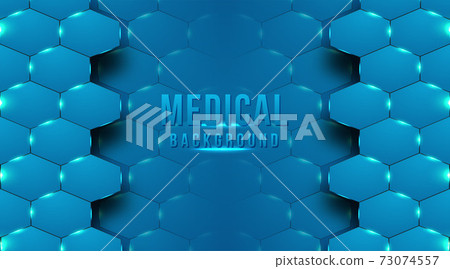 Health Medical Background, with blue hexagon shape vector illustration Health Medical Background, with blue hexagon shape vector illustration 73074557