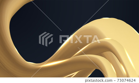abstract golden fluid background vector... - Stock Illustration ...