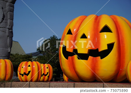 Pumpkin for Halloween event at Izu Shaboten Park 73075890