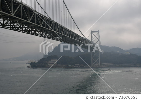 Kanmon Bridge Stock Photo