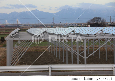 Solar panel _ farming type solar Solar panel _ farming type solar 73076701