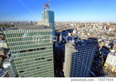 View from Bunkyo Civic Center, Bunkyo Ward, Tokyo 73077934