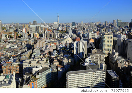 文京市民中心內的東京城市景觀文京區 73077935