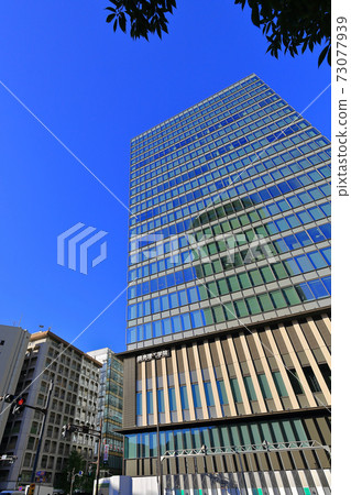 春日後樂園附近的文京區東京城市景觀 73077939