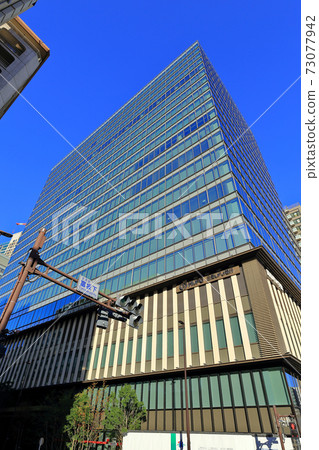 春日後樂園附近的文京區東京城市景觀 73077942