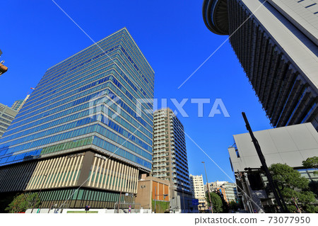 春日後樂園附近的文京區東京城市景觀 73077950