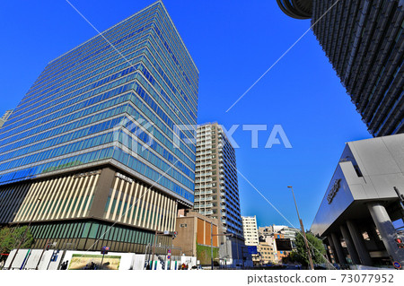 春日後樂園附近的文京區東京城市景觀 73077952