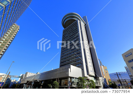 春日後樂園附近的文京區東京城市景觀 73077954