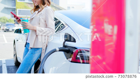 Woman with Eco-friendly lifestyle Woman with Eco-friendly lifestyle 73078876