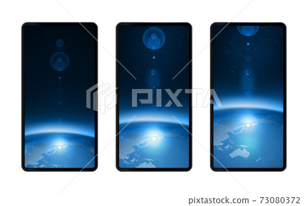 Smartphone high-speed line screen wallpaper screen design image 73080372