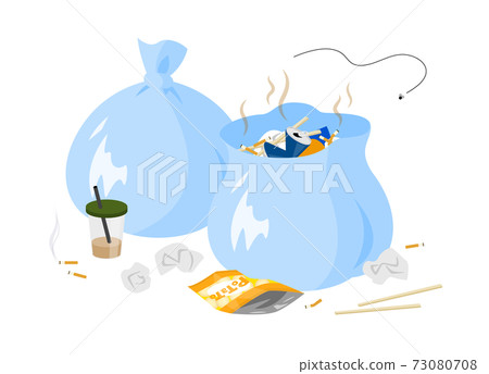 Garbage that violates manners 73080708