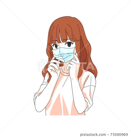 Women in their twenties masking 73080969