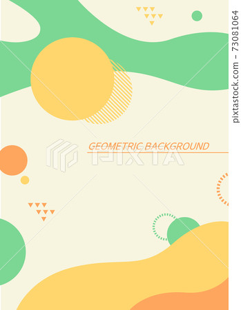 Simple geometric background illustration07 73081064