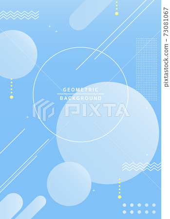 Simple geometric background illustration 04 Simple geometric background illustration 04 73081067