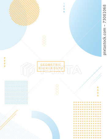 Simple geometric background illustration 03 - Stock Illustration 