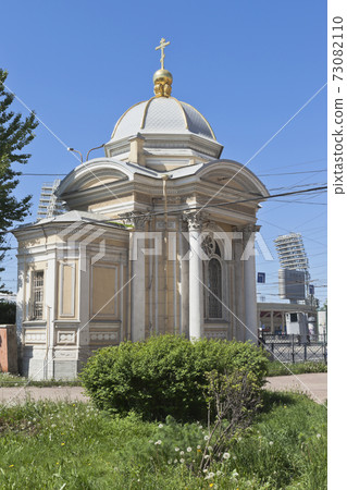 Chapel of Alexander Nevsky near Tuchkov bridge in St. Petersburg Chapel of Alexander Nevsky near Tuchkov bridge in St. Petersburg 73082110