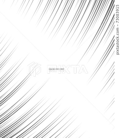 Abstract warped Diagonal Striped Background. Vector curved twisted slanting, waved lines texture. Brand new style for your business design. 73083915