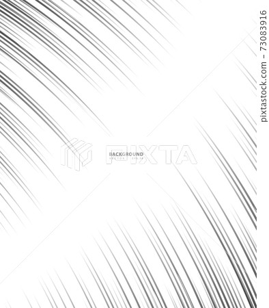 Abstract warped Diagonal Striped Background. Vector curved twisted slanting, waved lines texture. Brand new style for your business design. 73083916