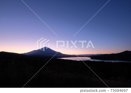 Lake Yamanaka and Mt. Fuji from Panorama Dai, Yamanashi Prefecture Lake Yamanaka and Mt. Fuji from Panorama Dai, Yamanashi Prefecture 73084697