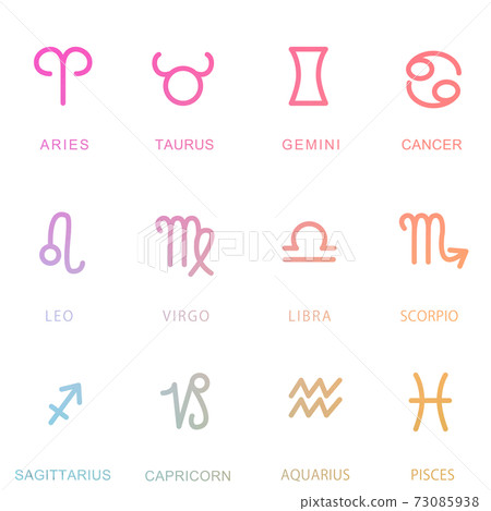 Horoscope horoscope horoscope icon gradation 73085938