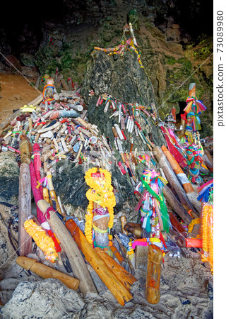 Princess Cave - Phallus symbols - Phra Nang Cave Shrine 73089980