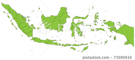 It is a map of Indonesia. It is a map of Indonesia. 73090916